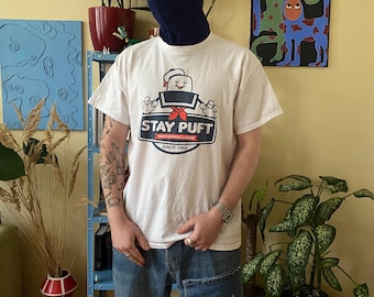 Stay Puft Marshmallows T-shirt | Op Ghostbusters geïnspireerd T-shirt uit de jaren 80 (maat L)