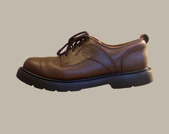 Vintage Timberland Oxford-Schuhe 8 M (EU 41-41,5) Leder Classic Brown Workwear