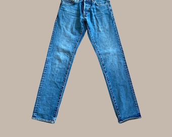 Carhartt 32 Klondike broek blauwe jeans