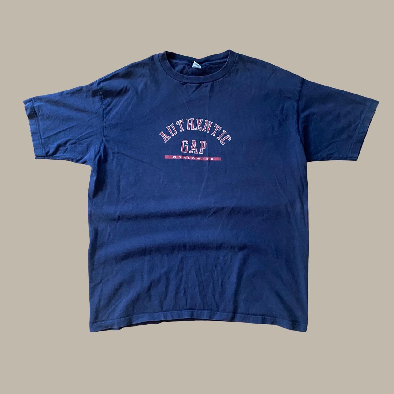 Vintage GAP T-shirt L USA Made 90s Navy Blue Authentic Logo Tee - Etsy