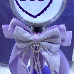 BTS lightstick army bomb ribbon bow decoration