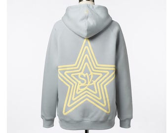 Salish Matter Garb Sincerely Yours Holiday Star Hoodie | Y2K Aesthetic Cosplay Sweatshirt | Teen Girl Gift | Stargirl Clothing sweater