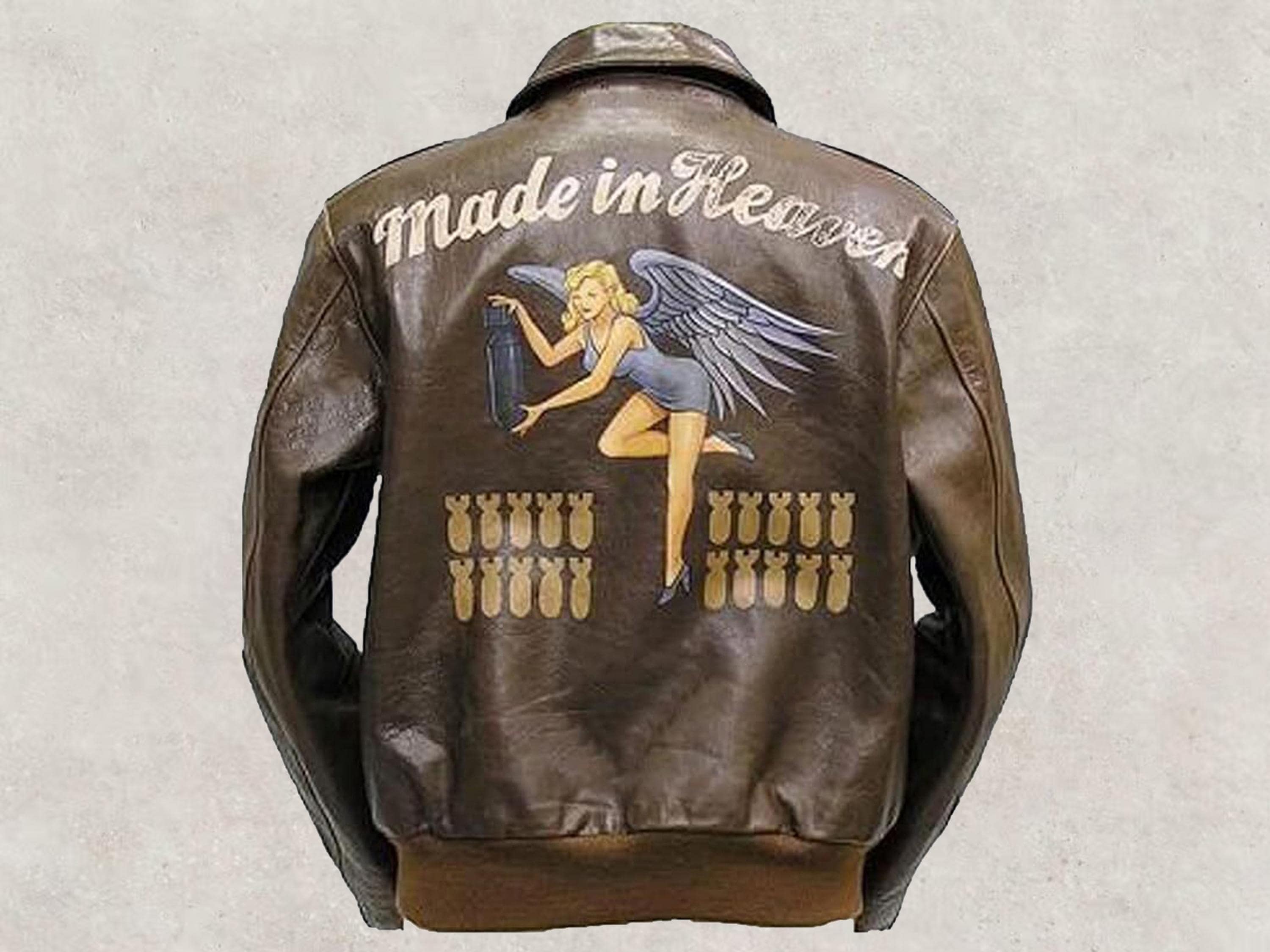 Men’s Chris Redfield “made in Heaven” Jacket – Resident Evil A2 Flight ...