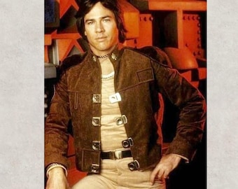 Chaqueta de piloto Viper de Battlestar Galactica | Chaqueta de ante marrón Warriors