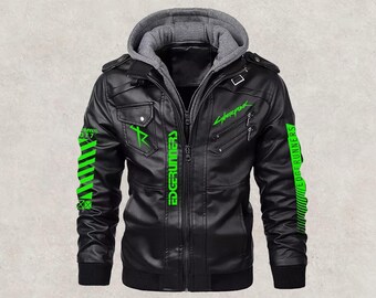 David Martinez Jacket – Cyberpunk Edgerunners Cosplay Hoodie | Neon Zipper Punk Coat for Men