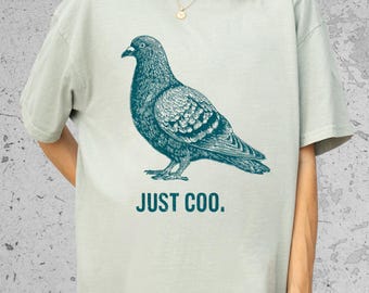 Retro Pigeon Tee - That's Coo Funny Graphic Shirt for Everyone