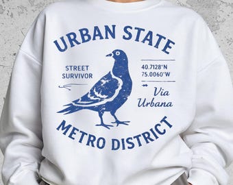 New York City Pigeon Retro Unisex Premium T-Shirt