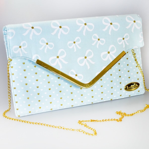 Evening or Day Clutch - Flat Style. Easy Street Pattern Sew and Sell by ChrisW Designs