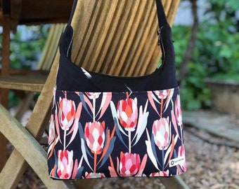 Faux Leather or Fabric Slouch Bag Sewing Pattern -  "Snazzy Slouch" by ChrisW Designs