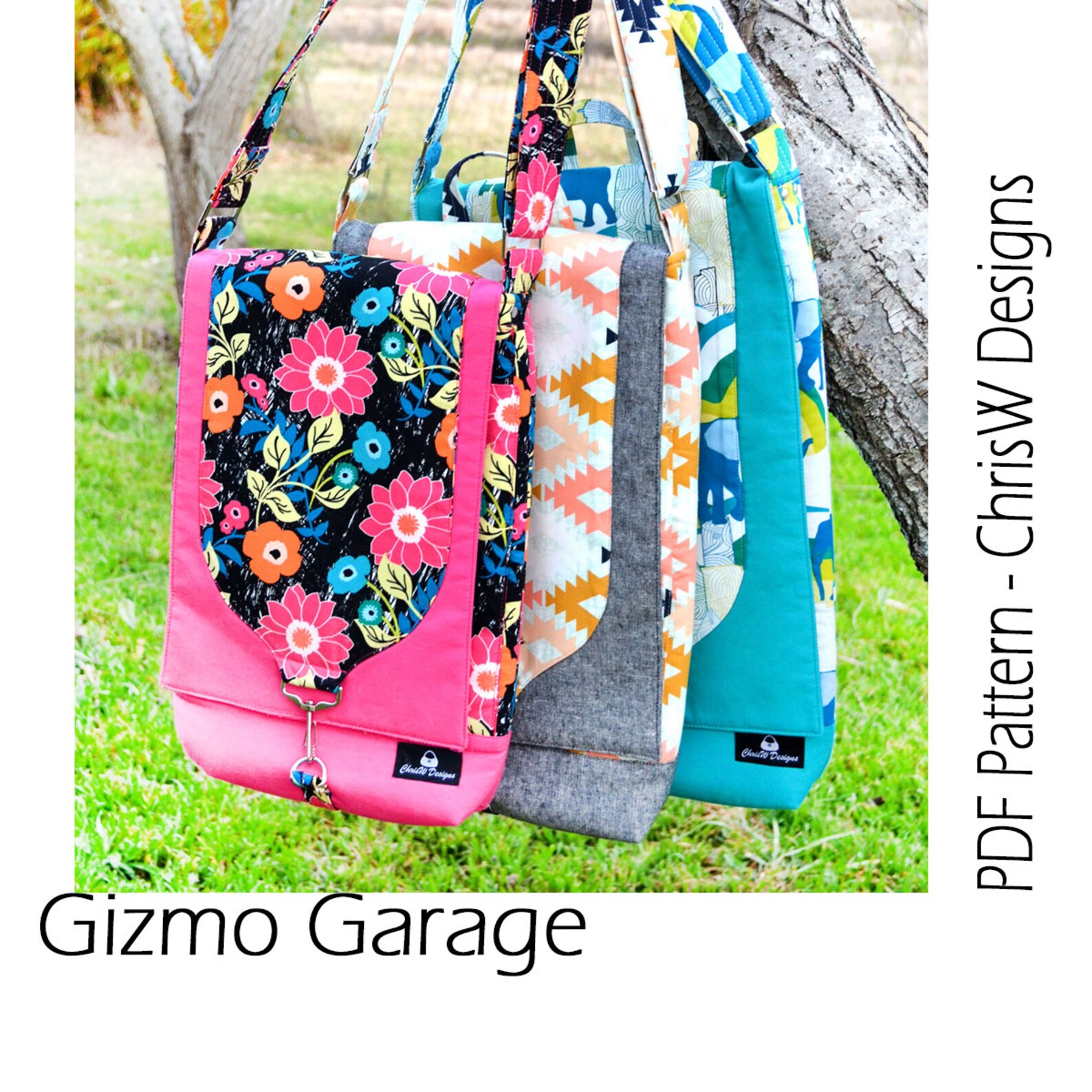 Laptop and Ipad Bag Pattern PDF 3 Sizes in One Pattern for Etsy