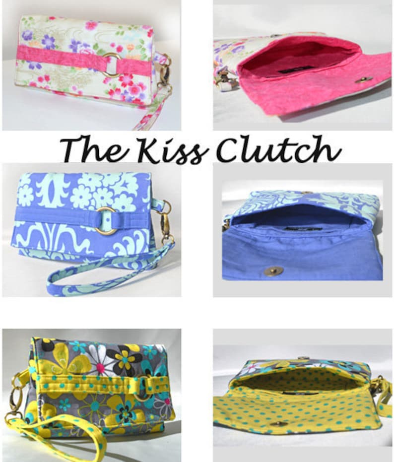 Clutch Wristlet Sewing Pattern Qick and Easy Weekend Sew by Etsy
