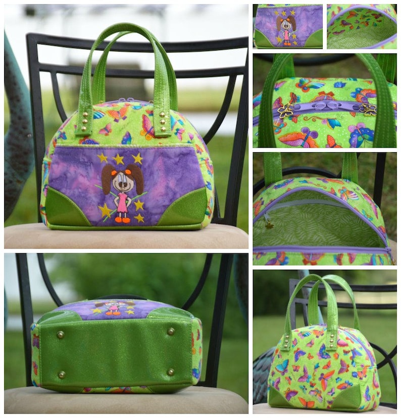 Bowler Bag Pattern Designer Sewing Patterns by Chrisw Etsy