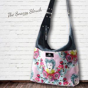 Hobo Handbag Snazzy Slouch PDF Sewing Pattern - ChrisW Designs Designer Bag Patterns