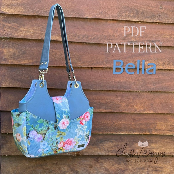 Bella PDF Handbag Sewing Pattern by ChrisW Designs