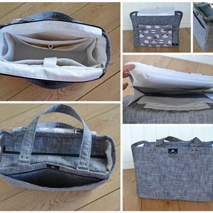 Office Tote/ Nappy Designer Diaper Bag Sewing Pattern by Chrisw Designs ...