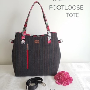 The Footloose Tote PDF Designer Schnittmuster von ChrisW Designs