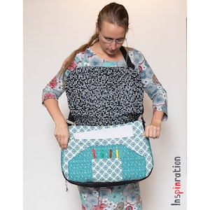 Messenger Bag sewing Pattern Lots of pockets, great weekender, laptop bag or diaper bag. Savannah by ChrisW Designs image 4