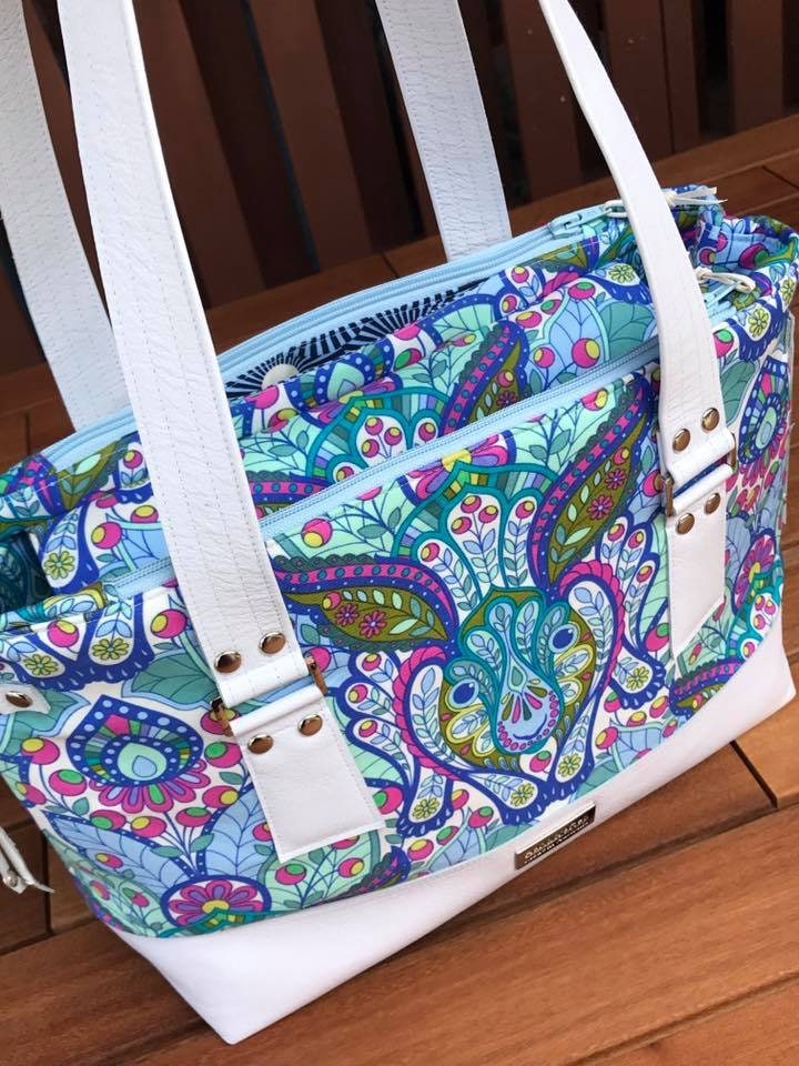 Designer Handbag Sewing Pattern With Lots of Pockets Chrisw Etsy