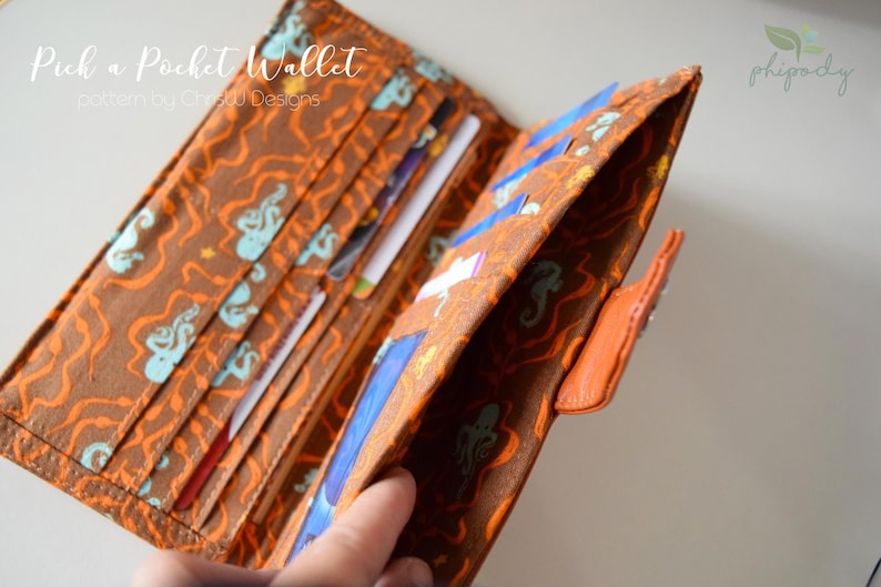 Wallet pattern sewing your own purse . Pick A Pocket Wallet by ChrisW Designs image 5