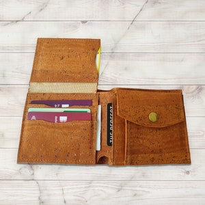The Workman's Wallet Raw Edge PDF Sewing Pattern by ChrisW Designs for Leather, Cork or Vinyl image 1