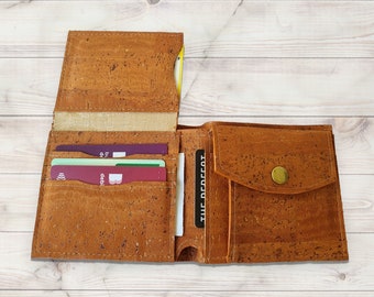 The Workman's Wallet Raw Edge PDF Sewing Pattern by ChrisW Designs for Leather, Cork or Vinyl