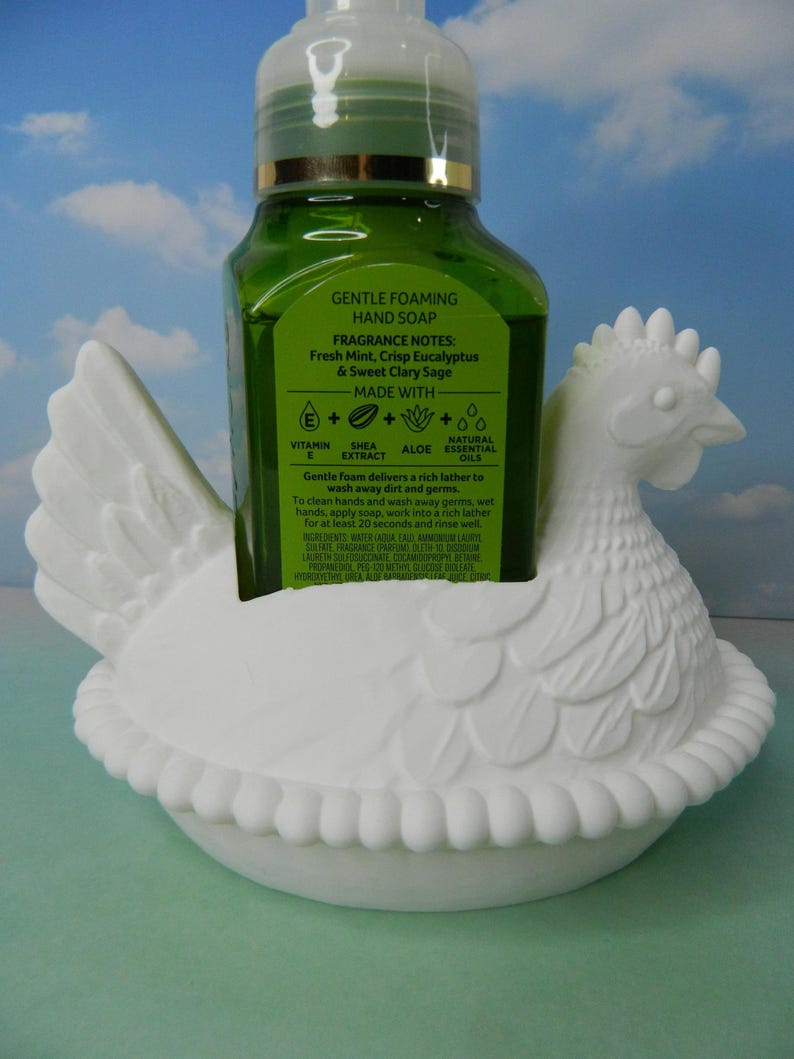 Porte-savon Poule sur son nid : déco de cuisine et de salle de bain de style campagnard image 5