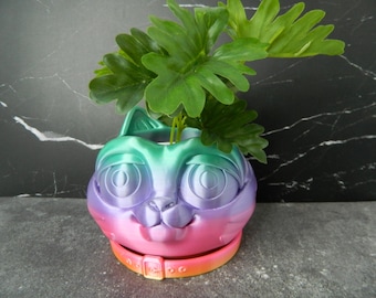 Katzengesicht 3D Gedruckt Stift Bleistift Candy Plant Bowl