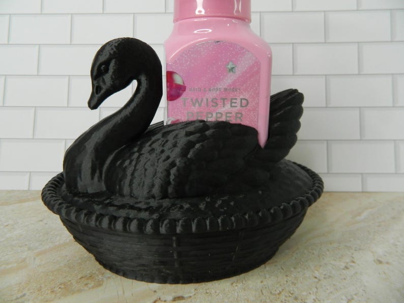 Swan on Nest-tvålhållare: Köks- och badrumsinredning i lantlig stil bild 6