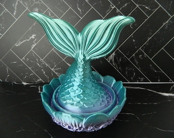Mermaid Tail Ring Wechselhalter 3D gedruckt