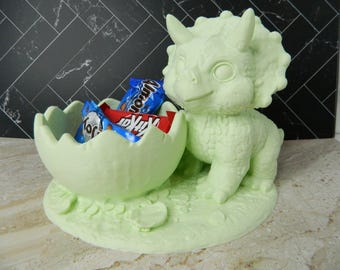 Baby Triceratops Trike Dinosaurier Candy Bowl 3D Gedruckt