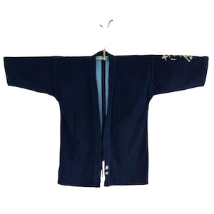 Vintage Japanese Stripe Indigo Dyed Noragi Jacket #3452 - Etsy