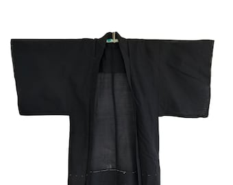 SAMURAI Men's Kimono Four Piece Set #1 Vintage MONTSUKI Hakama