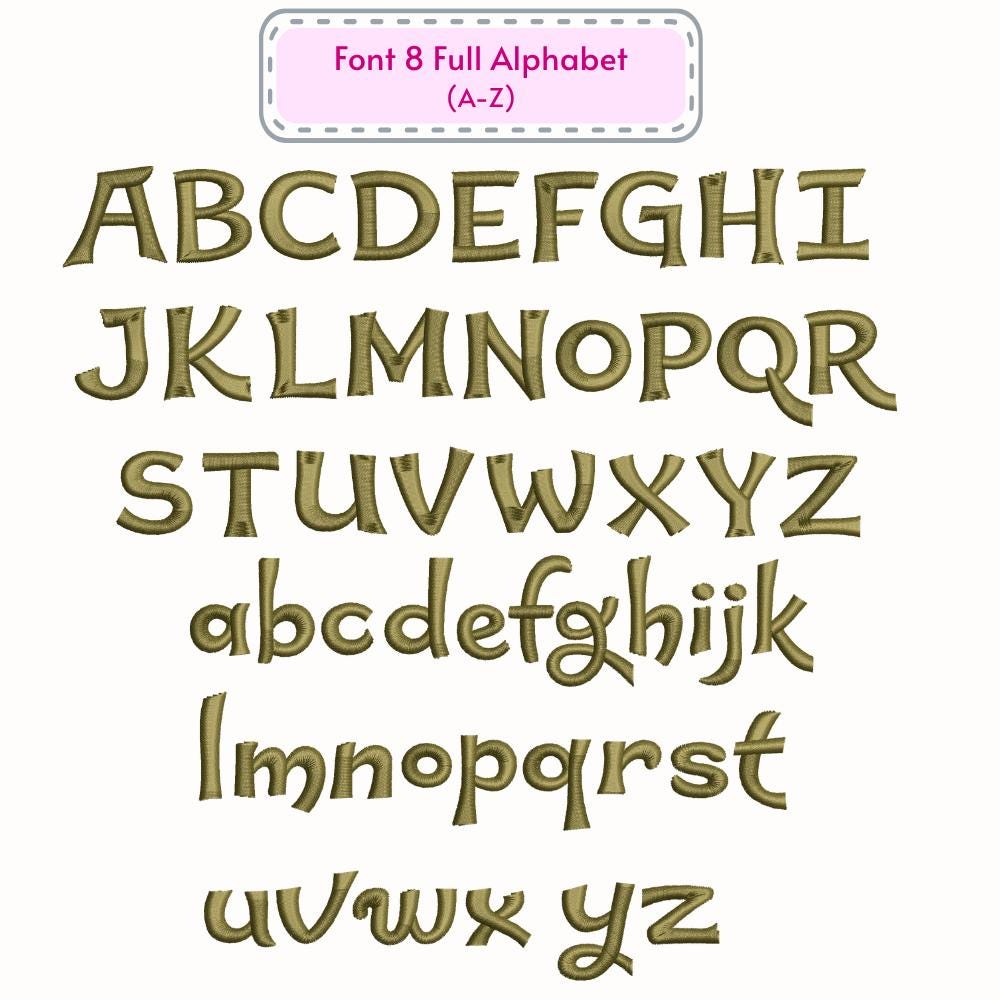 10 Modern Embroidery Font Bundle + BX Script Cursive Farmhouse Block ...