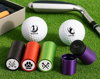 Produktbild von Personalisierter Golf-Teehalter Mit Namen, 3D-gedrucktes Golfzubehör