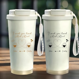 Personalized I Wish You Lived Next Door Tumbler, Best Friend Gift, Long Distance Friendship Gift, Moving Away Gift, Missing You Bestie