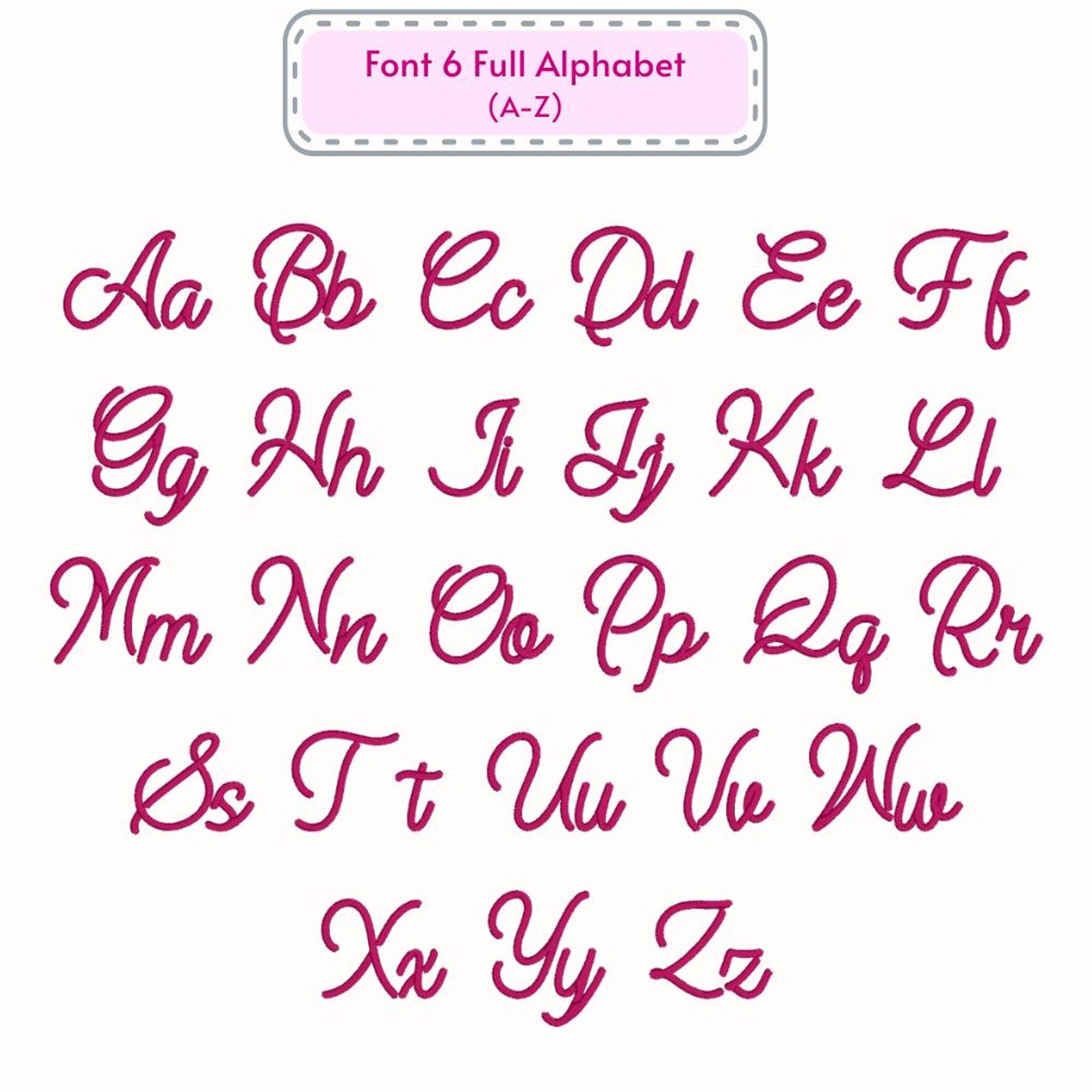 10 Modern Embroidery Font Bundle + BX Script Cursive Farmhouse Block ...