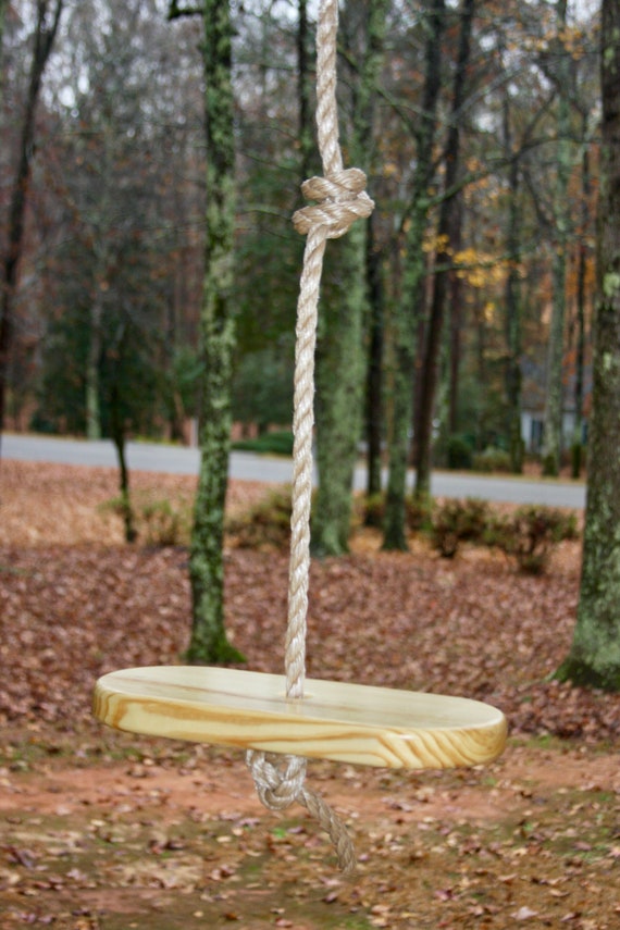 Columpio Colgante Columpio Disco Madera Columpio Para Jardin