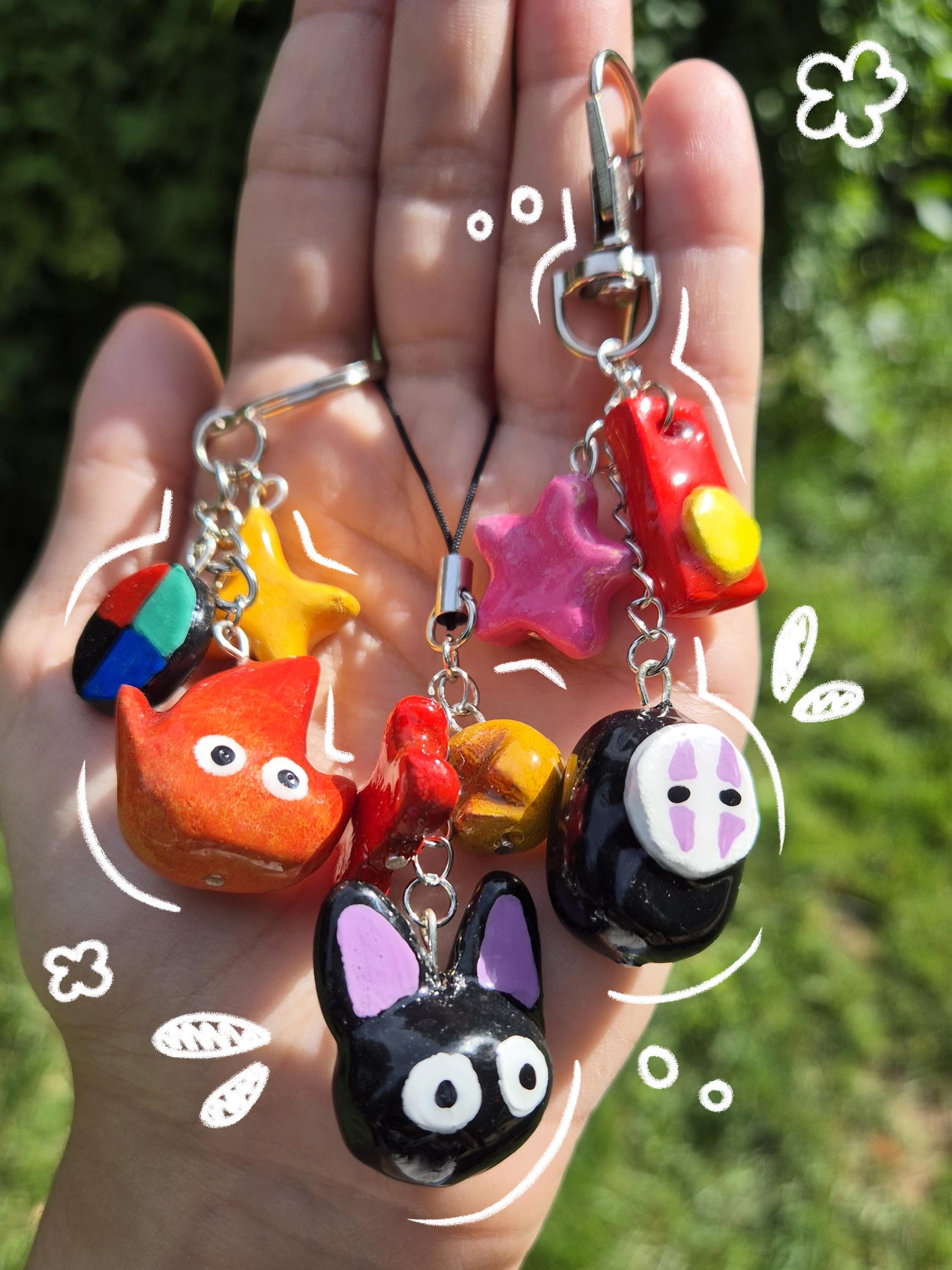 Studio ghibli keychain - Etsy 日本