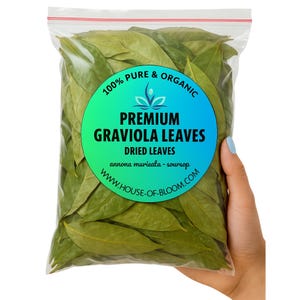 100% Organic Dried Soursop Leaves/Guanabana/Graviola/Annona Muricata/Guayabano