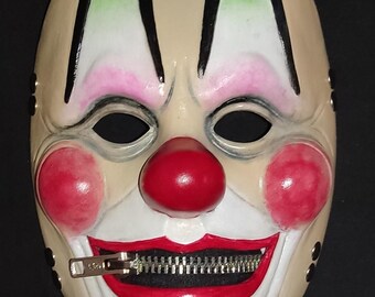 スリップノットのショーン・“クラウン”・クラハンのマスク：恐ろしい