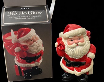 エイボン ホーホー グロー サンタ ヴィンテージ キャンドル ホルダー