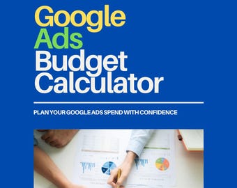 Calculadora de presupuesto de Google Ads: Plantilla de planificación de PPC
