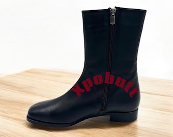 Fur Lined Ankle Boots | Waterproof Synthetic Leather Winter Shoes
