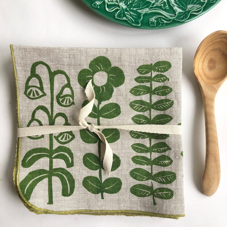 MOONTEAstudio Linen Cloth Napkins - Thumbnail 3