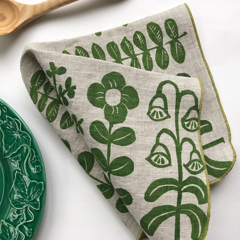 MOONTEAstudio Linen Cloth Napkins - Thumbnail 2