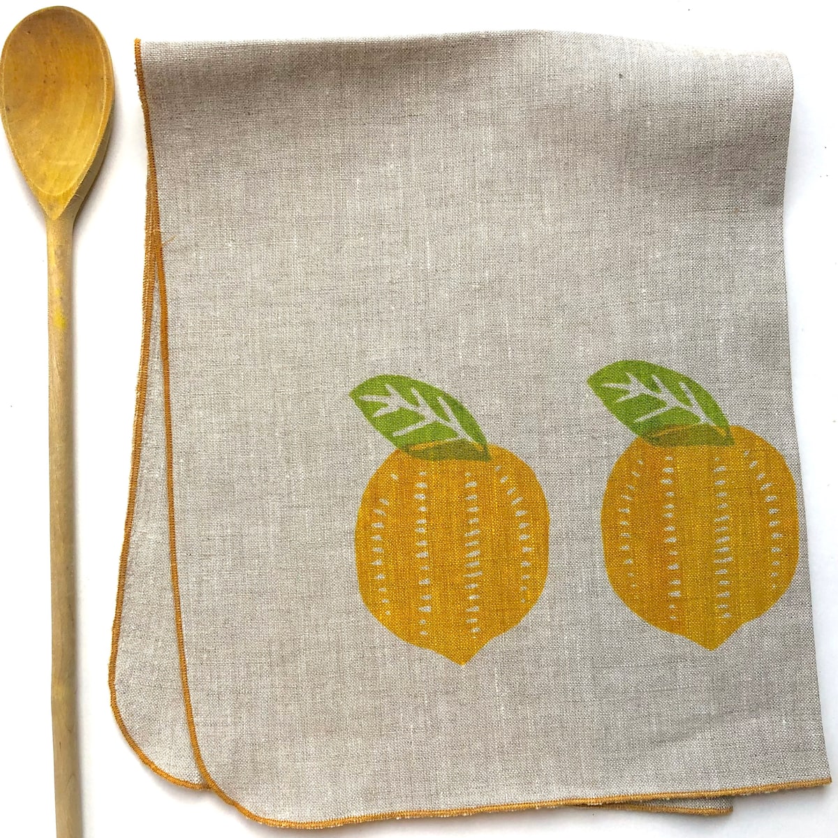 Etsy - Citrus Linen Tea Towels