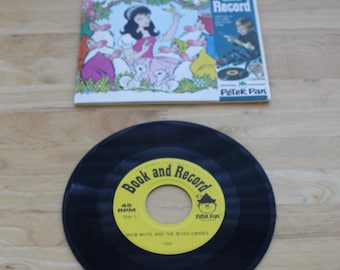 Vintage Peter Pan Book and Record Set – 1960s-70s Fairy Tales