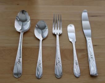 Chateau Rose by Alvin Sterling Silver Flatware Set for 12 Service