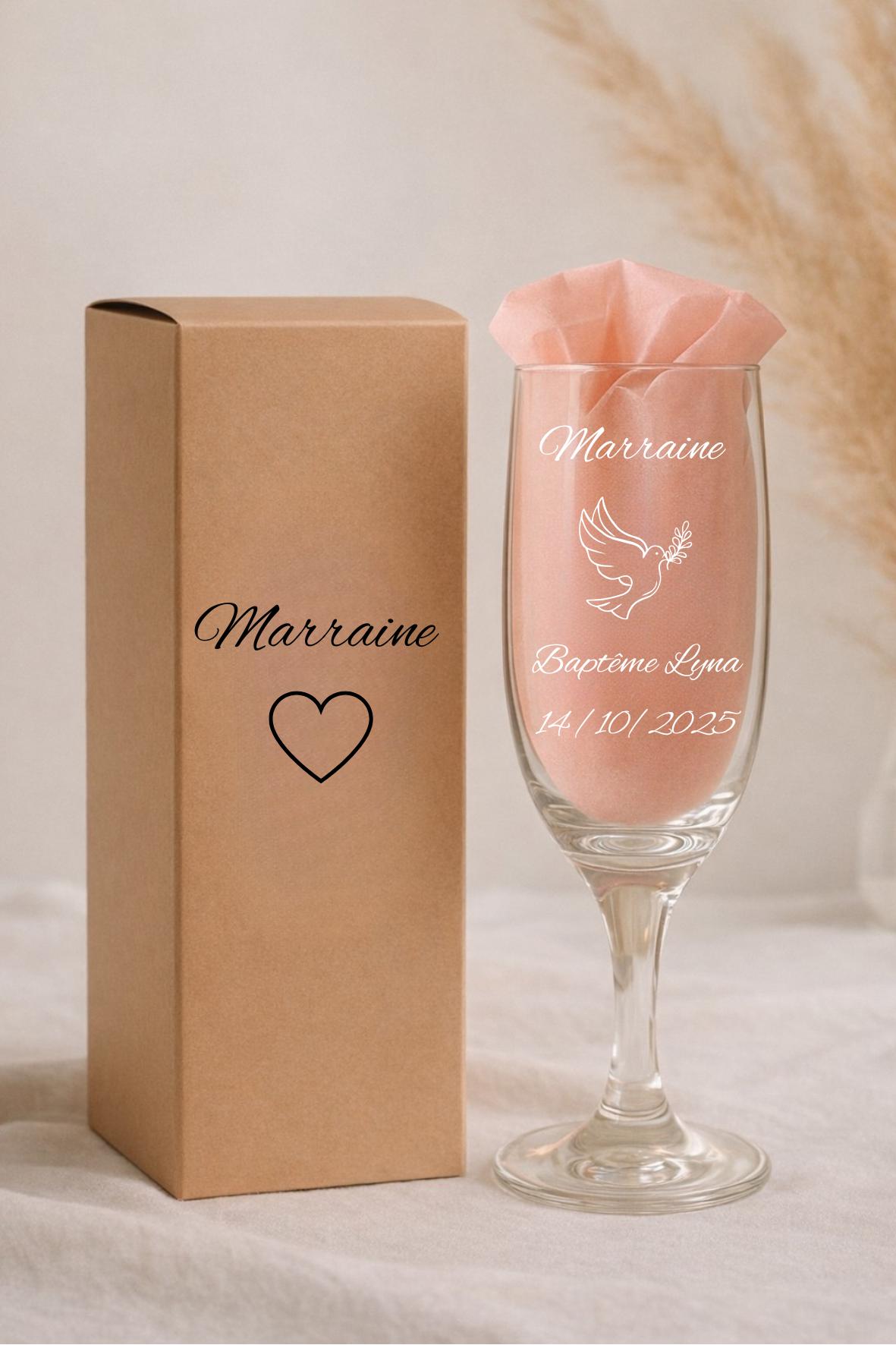 6 verres à champagne vintage LEONARDO en cristal en boite neuf (coupe à