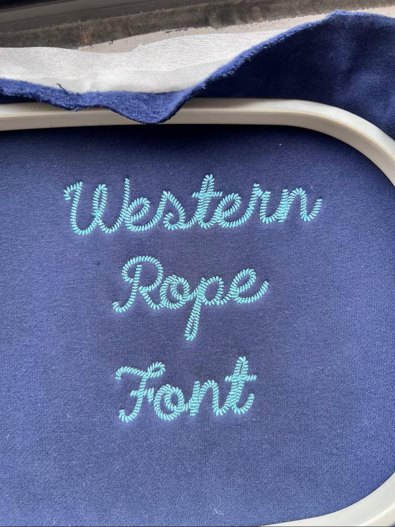 First Rodeo In Rope Font Cactus Rope Embroidery Font, Western Script Alphabet for Machine, Rodeo ...